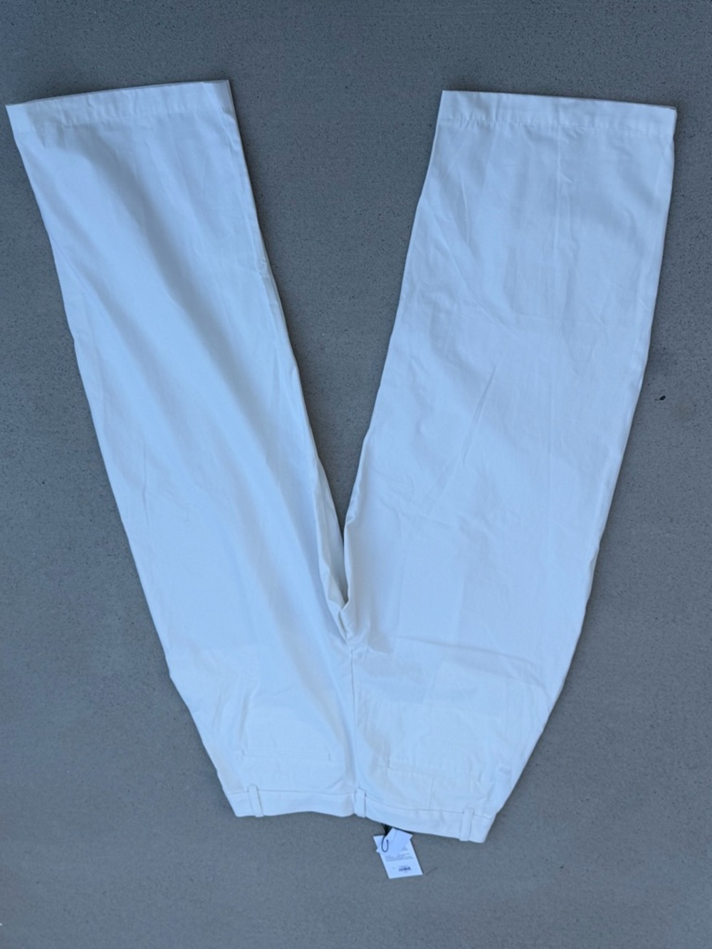 Victoria Beckham White Dress Slacks Gap Collab sz 14 with Subtle Label Detail - Picture 11 of 15